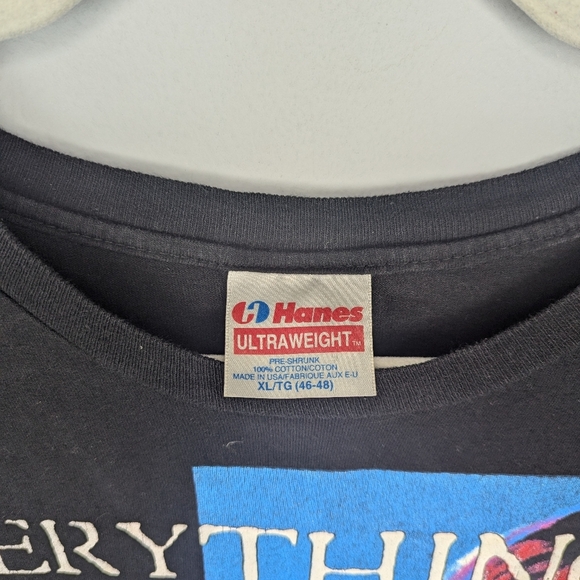 Vintage 1991 U2 "Everything you know is wrong" RARE Band T-shirt size men's XL - Picture 3 of 5